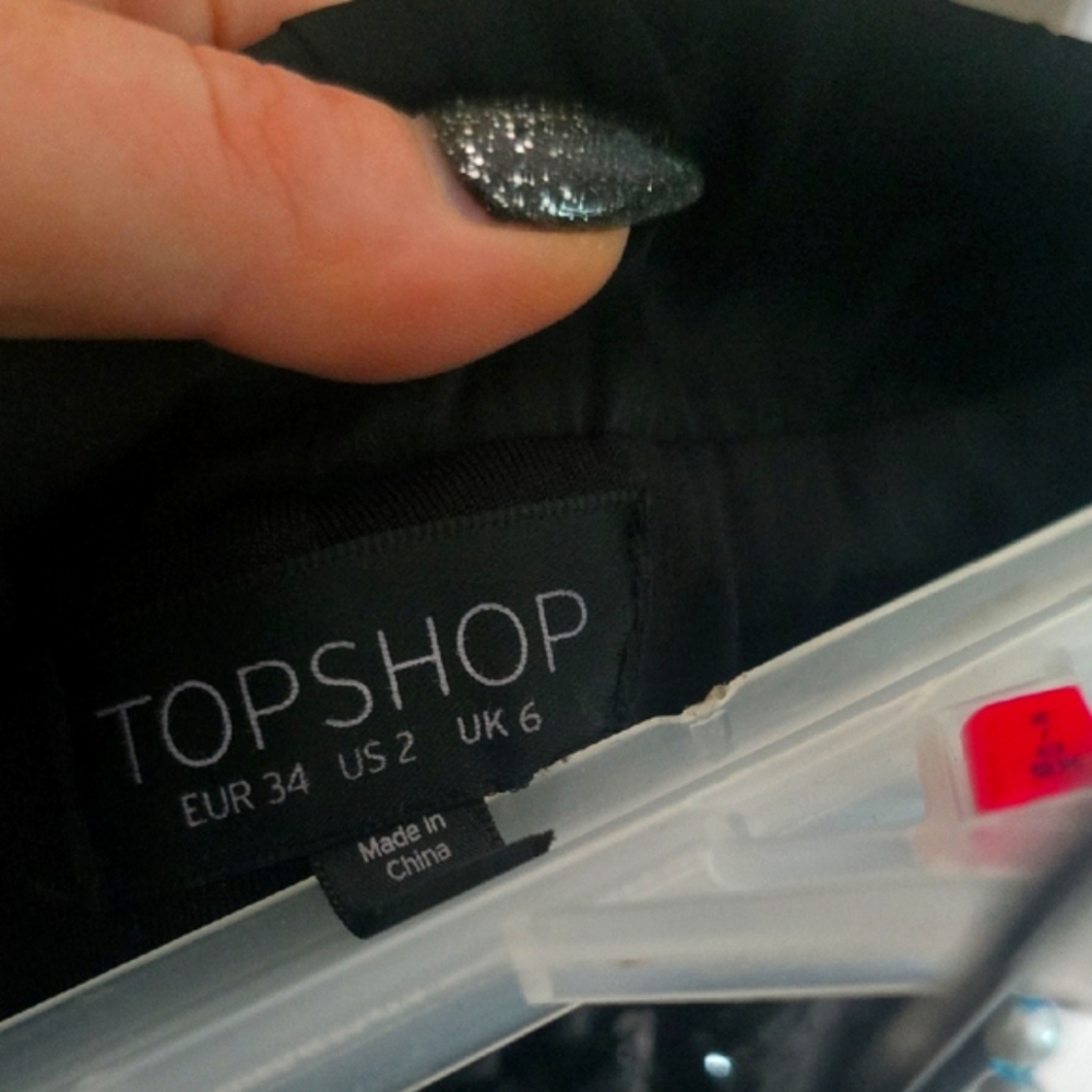 Top Shop Sparkle Sequin Sweatpants/Joggers W/ Pockets (2/XS)(NWOT)✨️🖤✨️ - Picture 7 of 7